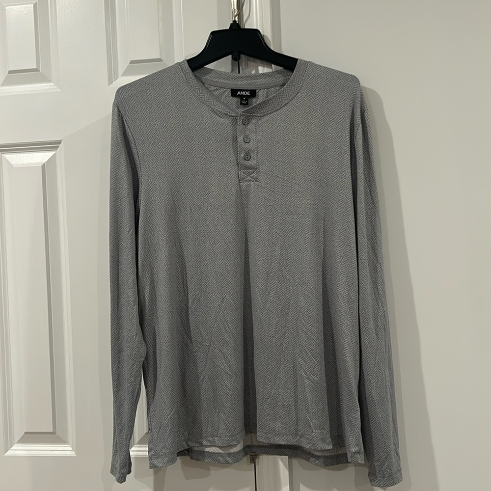 Ande Long Sleeve Henley Shirt